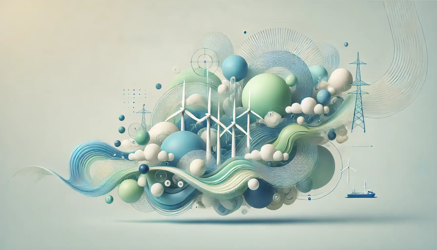 DALL·E 2025-01-24 14.11.01 - A completely fresh and minimalist conceptual design for a website header or landing page inspired by sustainability and offshore technology for renewa
